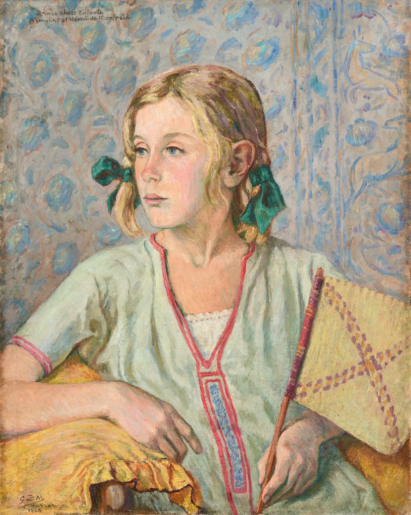 portrait sissele peinture henry de montfrey